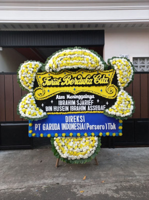 Papan Bunga Duka di Haruai