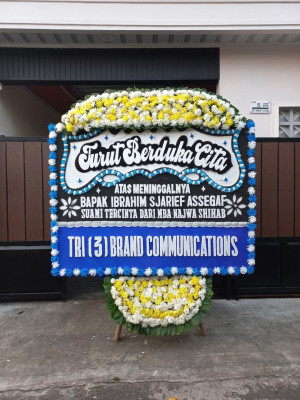 Papan Bunga Duka di Haruai